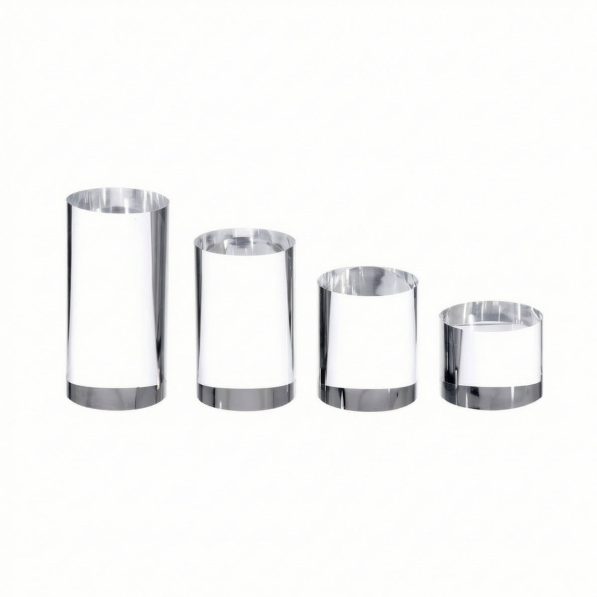 Display Block Clear Acrylic Block Transparent Display Cube for Jewelers, Photographers, Product Photography, Countertop