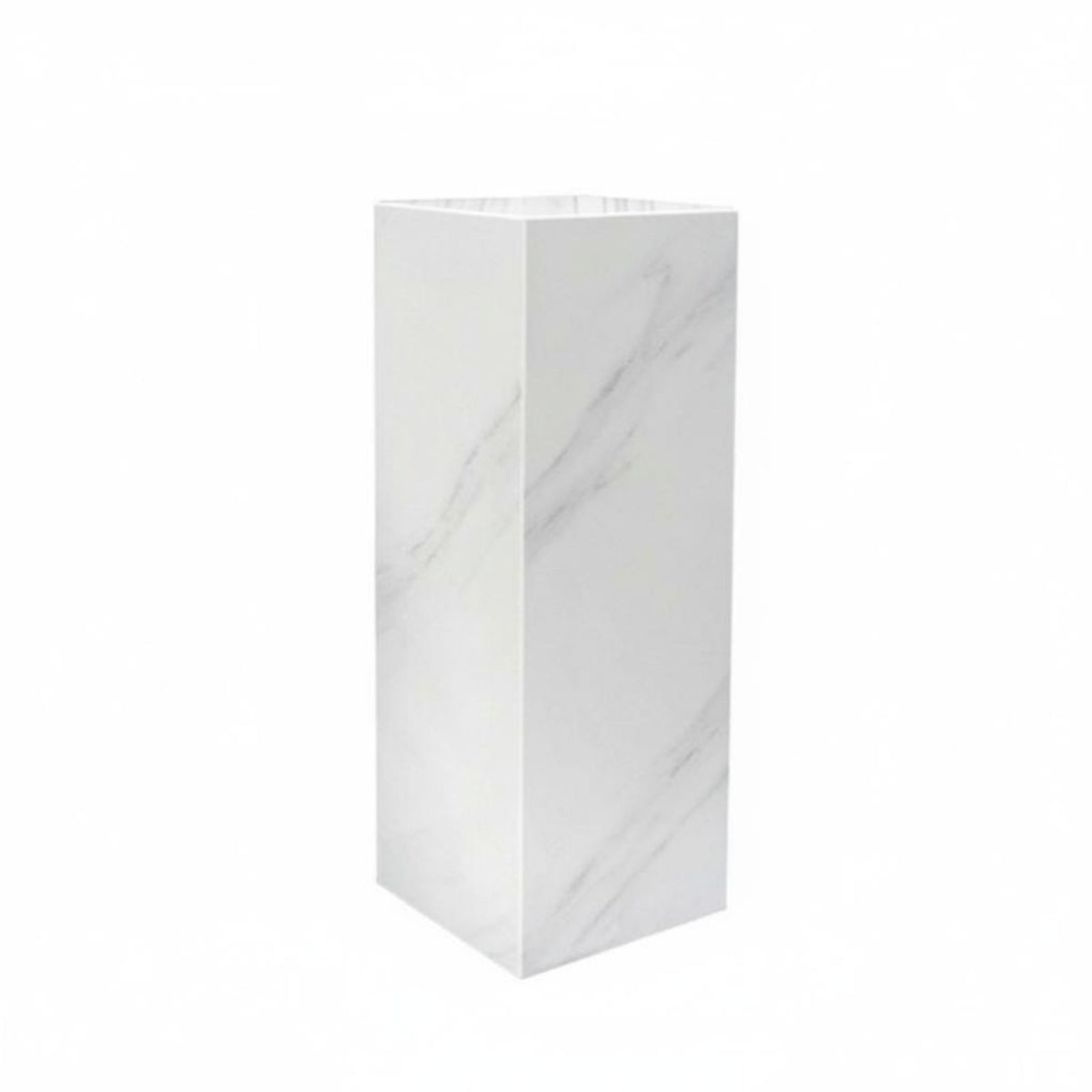 Marble-Top Plinth Luxury Aesthetic Unattachedstanding Object Plinth Elegant Design Multipurpose for Event Planners, Showroom