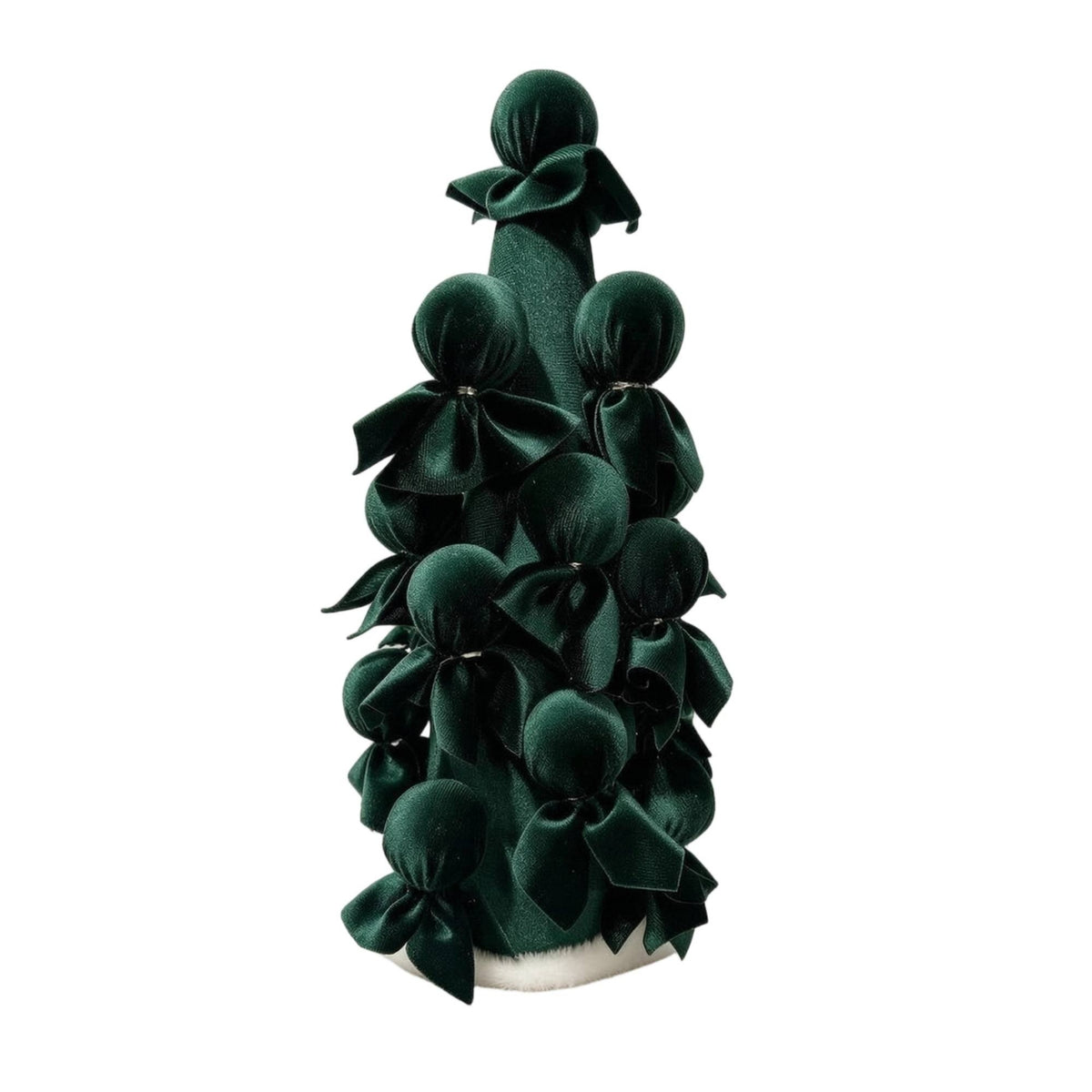 Velvet Christmas Tree Festive Textile Christmas Tree Indoor Holiday Centerpiece for Mantel