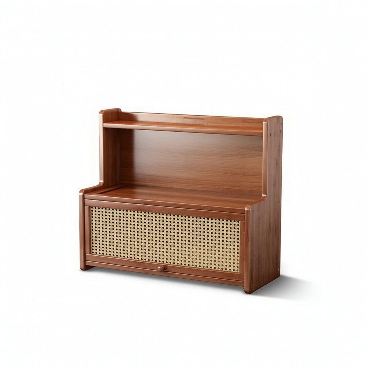 Desktop Cabinet Two-Tier Desktop Organizer Space-Saving for Office, Vanity