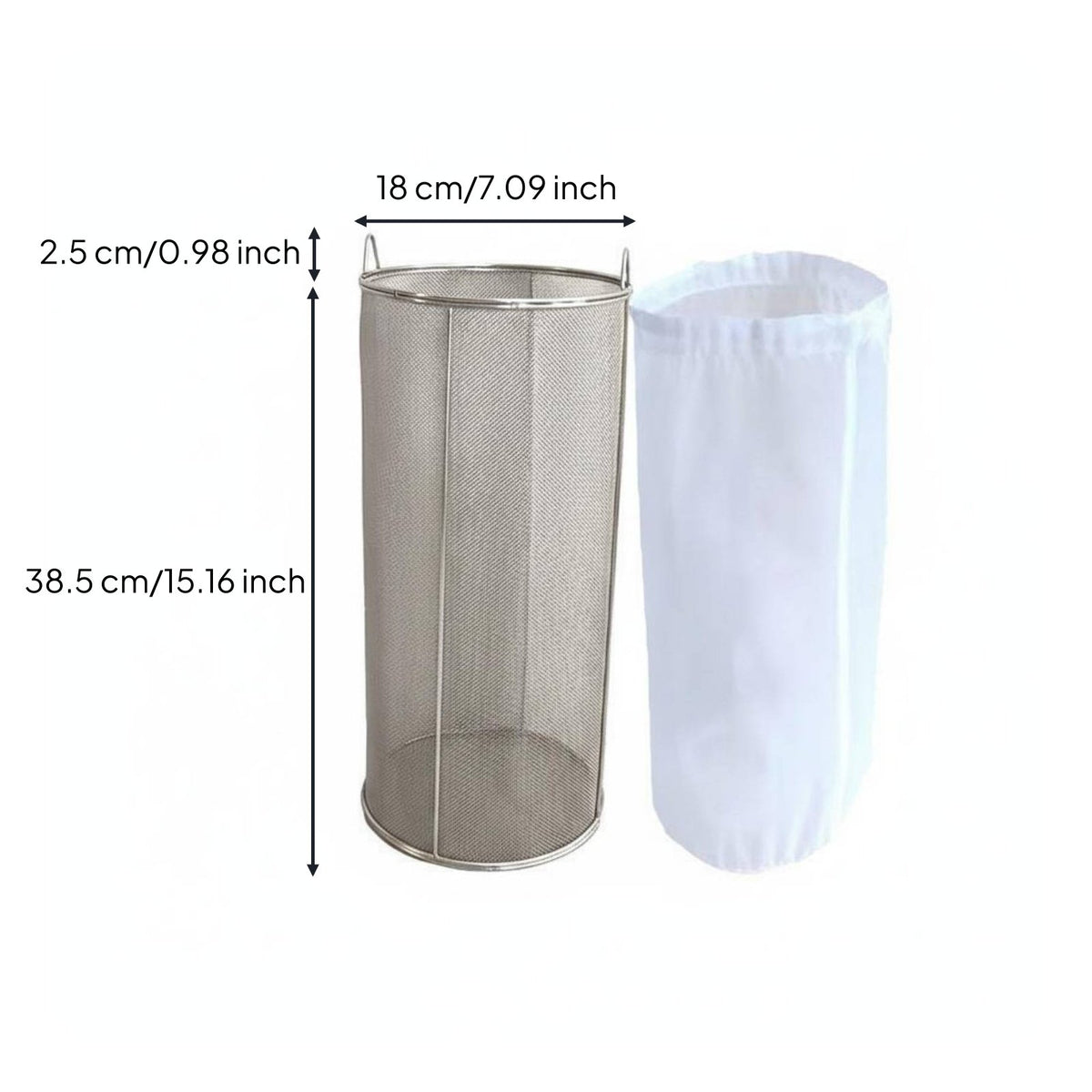 Rice Fermented Beverage Filter Easy to Clean Stainless Steel Mesh Strainer