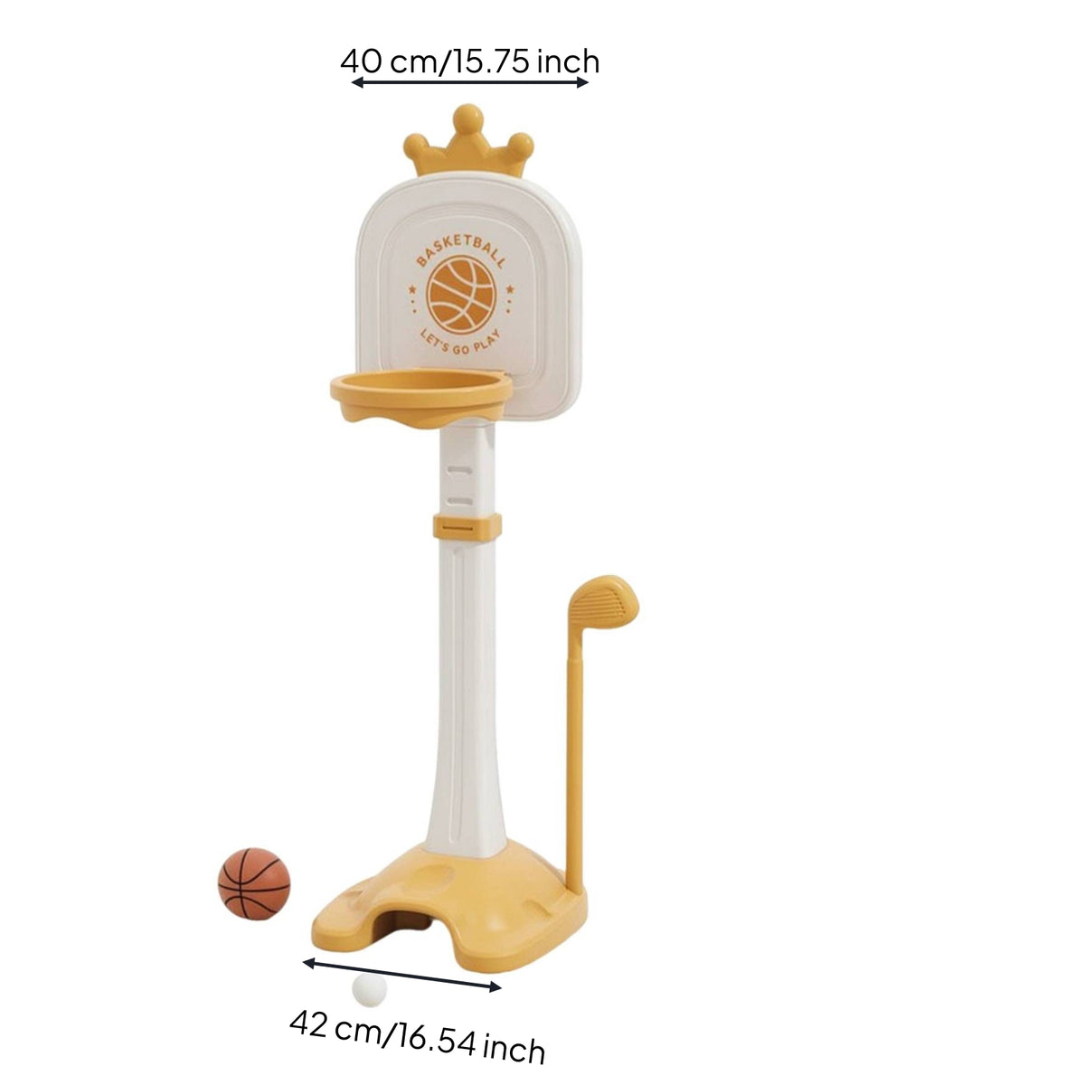Freestanding Kids Basketball Hoop Durable Basketball Hoop with Stand Easy to Assemble Toy for Toddlers, Home, Bedroom
