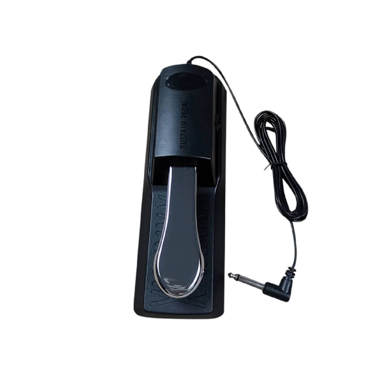 Anti-Slip Sustain Pedal with 6.5mm Plug Wired Universal Sustain Pedal Compact Portable for Keyboardists, Pianists, Home Practice, Recording Studio, Live Performance