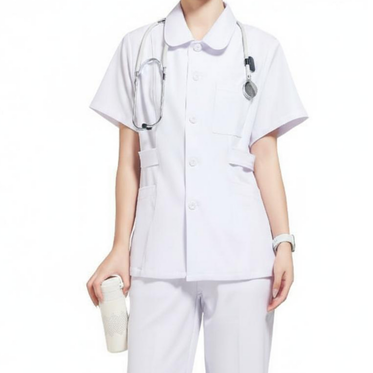 Nurse Uniform, Long Sleeve, Comfortable, Wrinkle-Resistant