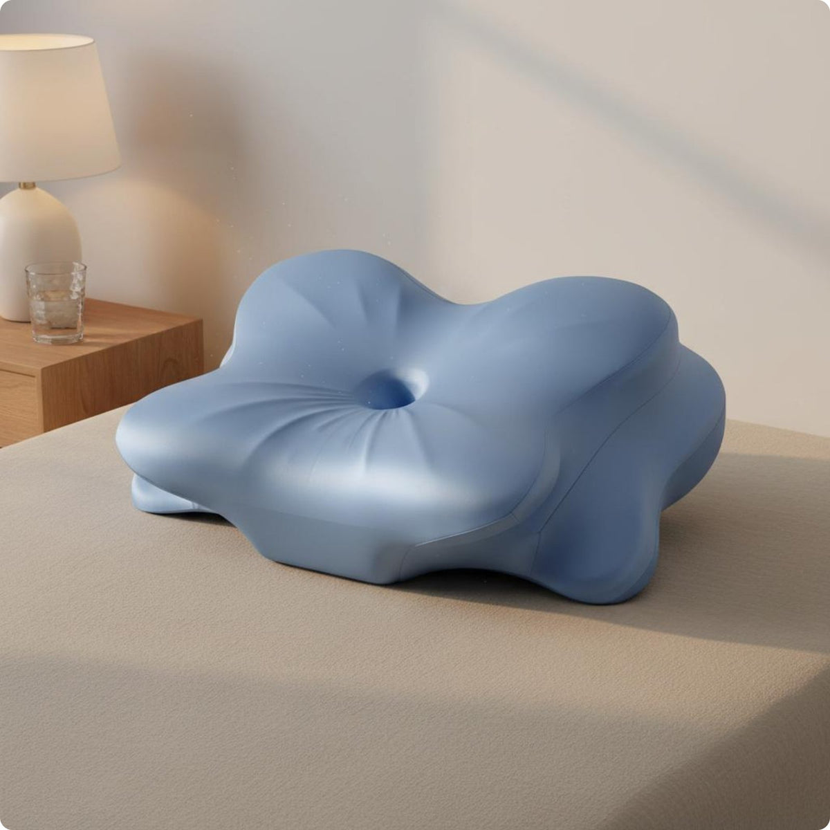 Butterfly Memory Foam Pillow Spinal Alignment Bed Accessory for Side Sleepers