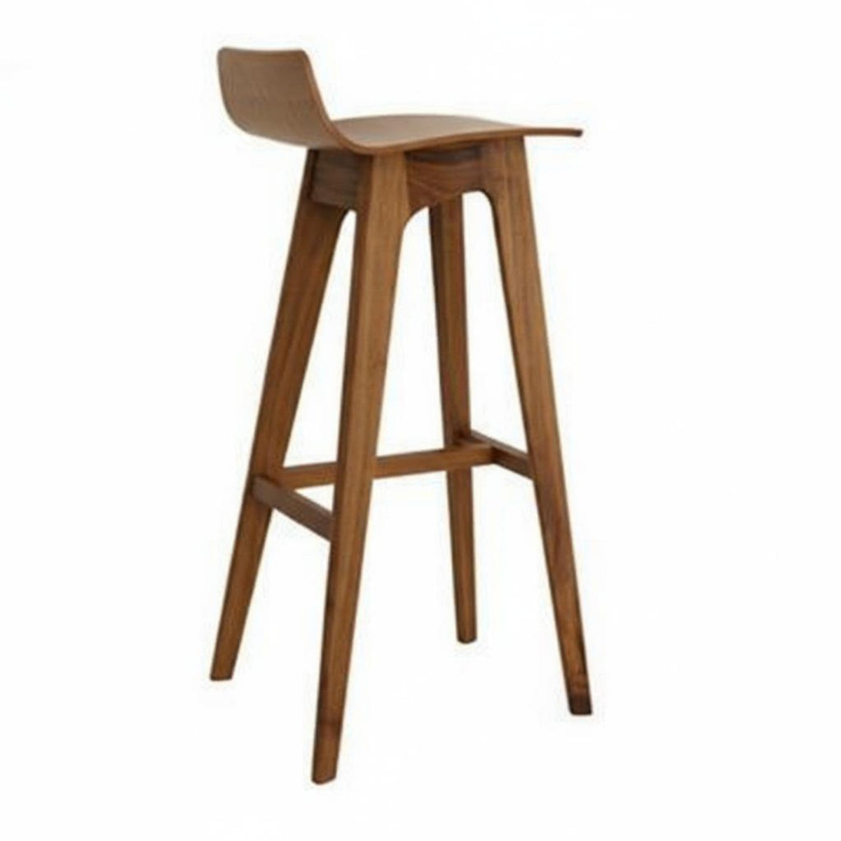 Bar Stool with backrestrest utilitarian Look Counter Seating Nordic Aesthetic Stable Base for Restaurant Owners, Adults