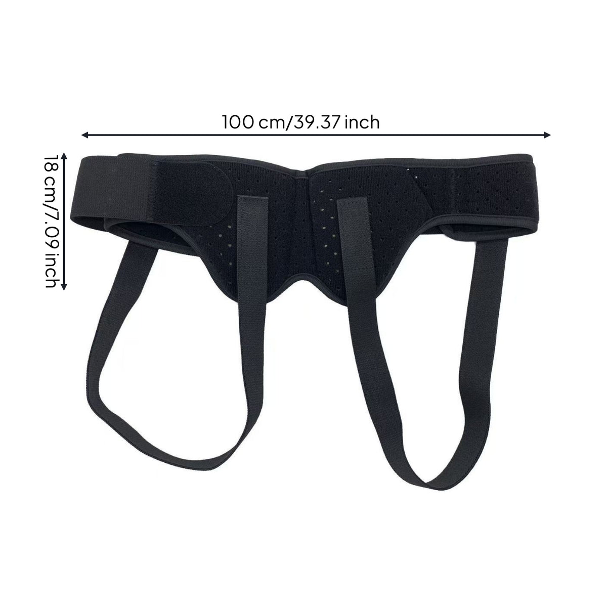 Breathable Groin Hernia Support Brace Compression Hernia Belt Compressive Support Belt with Waist Strap Comfortable for Walking