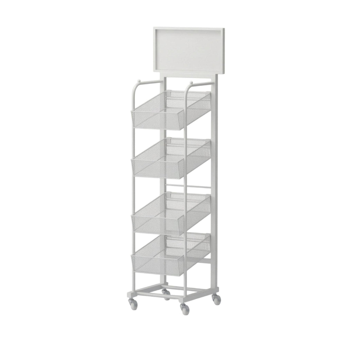 Umbrella Display Rack Slim Rolling Umbrella Rack Practical for Shop Owners