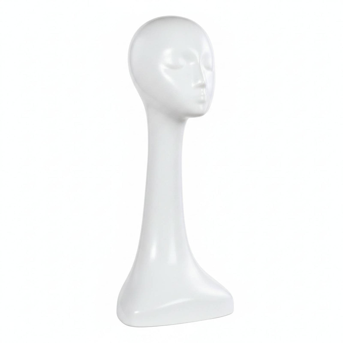 Mannequin Head with Bust Abstract Hairpiece Stand Long-Lasting