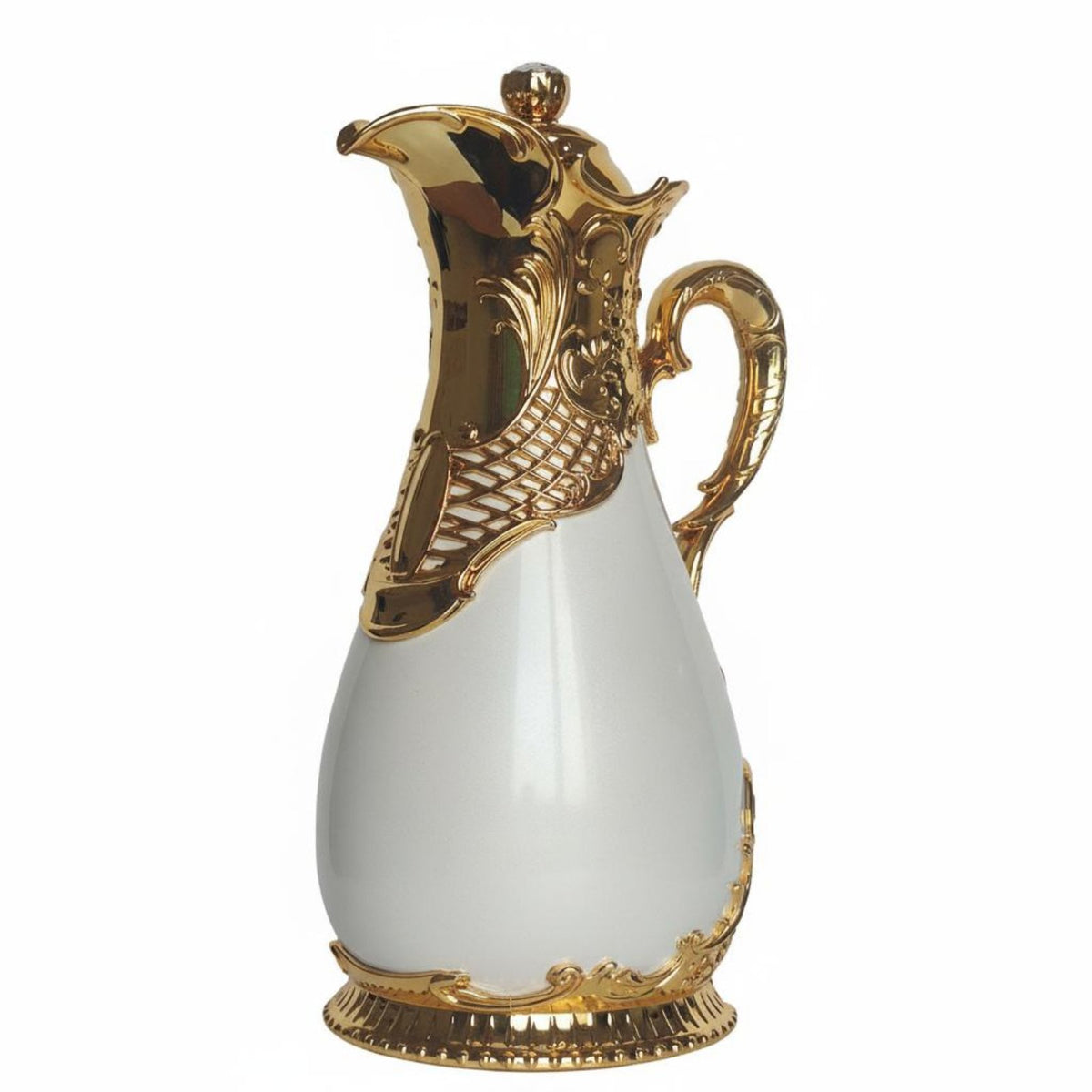 Arabian Design Thermal Carafe Glass Liner Ornate Insulated Coffee Pot