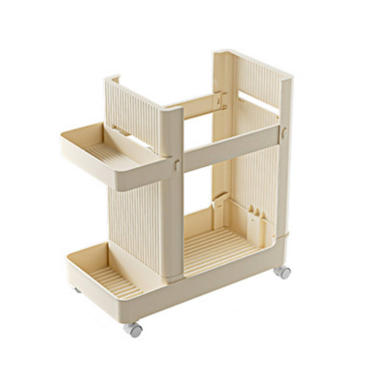 Athletic Gear Storage Organizer Mobile Sports Gear Organizer Space-Saving Storage Cart with Wheels for Fitness Enthusiasts, Small Apartments