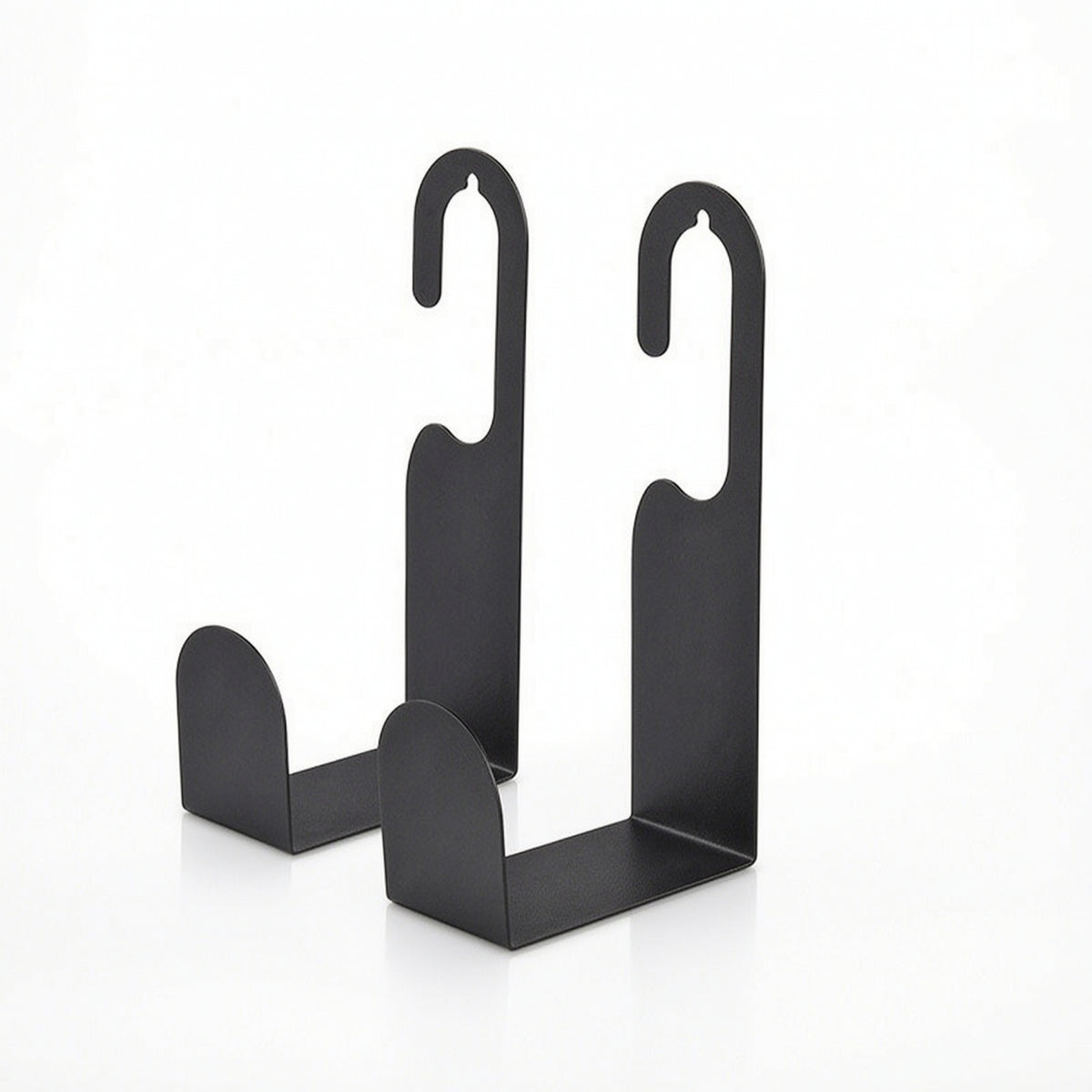 2 Pieces Metal Wall-Mounted Hose Holder Compact Garden Hose Hanger Long-Lasting Hardware Rustproof for Patio