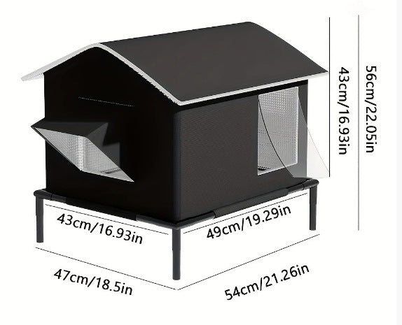 Black / Double Window