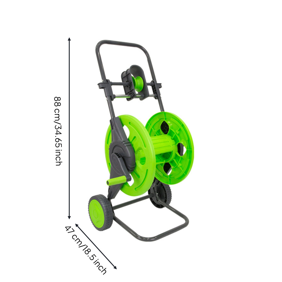 Push Hose Reel Carrier Triangular Base Outdoor Storage ABS Plastic for Yard