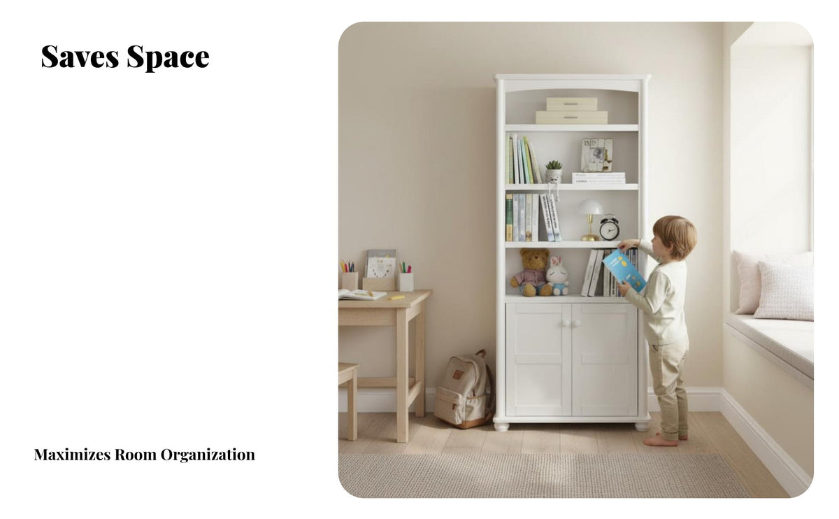 Floor-Standing Multi-Cube bookshelf Multipurpose Lowheight Cubby Organizer Large Capacity bookshelf Space-Saving Design for Students, Children, Homeowners, Bay opening Area, Bedroom, Playroom, Entryway