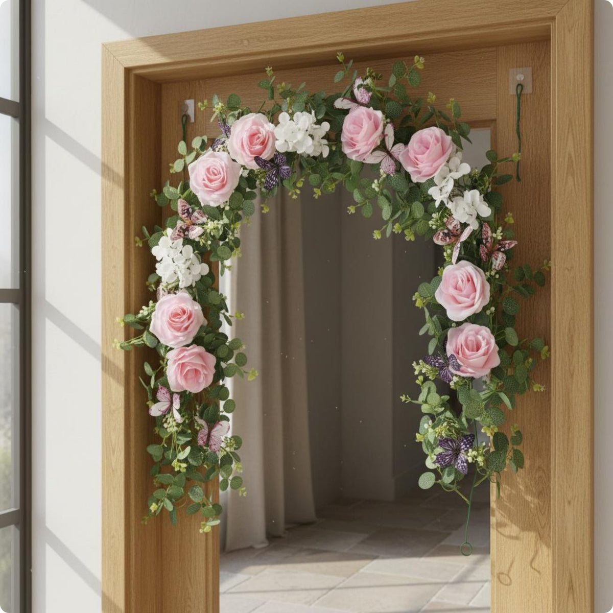 Eucalyptus Flower Vine Seasonal Design Artificial Eucalyptus Garland Realistic