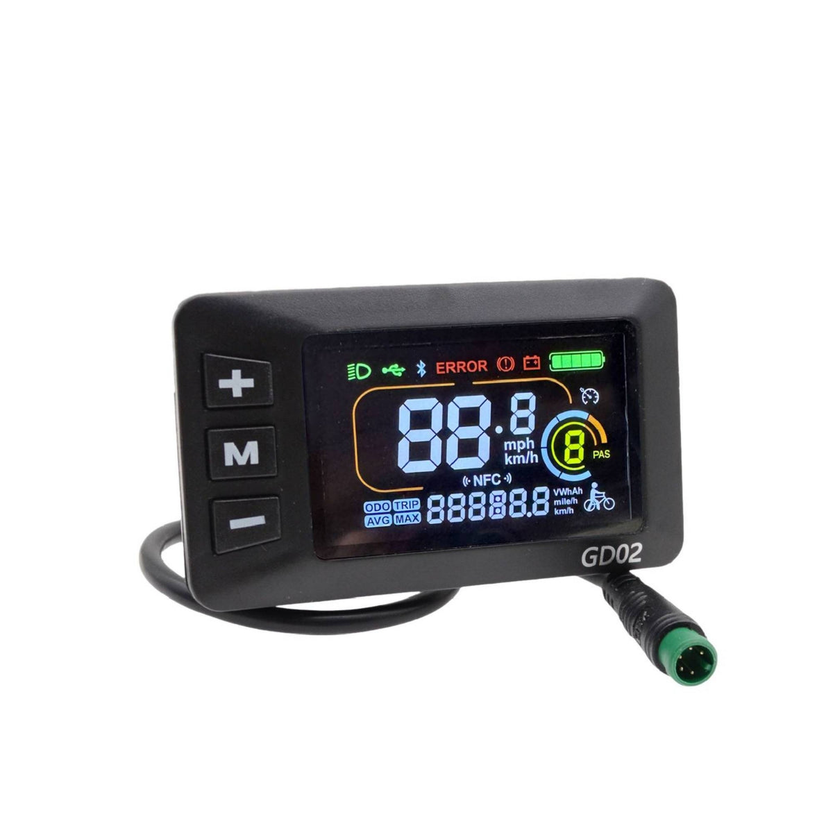 Durable Color LCD Instrument Display Shielded LCD Meter for Commuting
