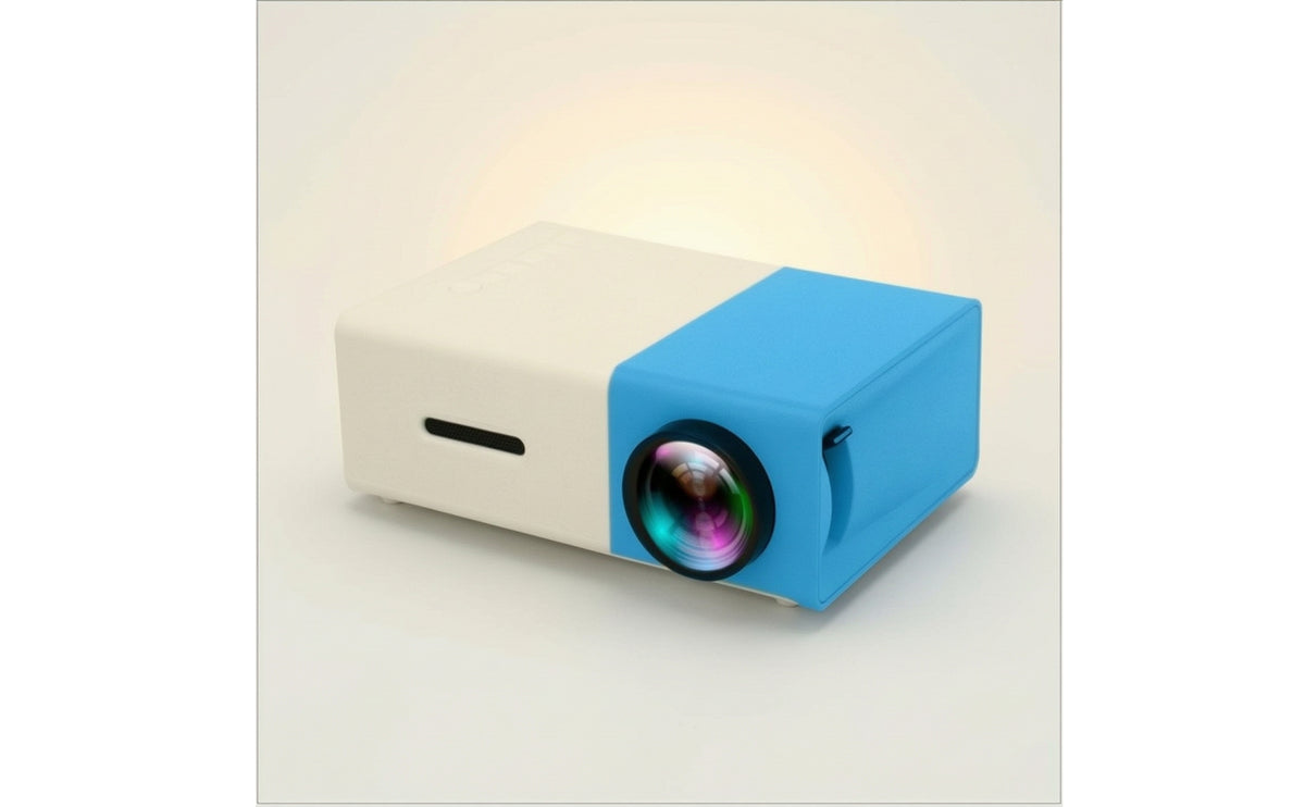 High-Definition 1080P Mini Display Device Compact Home Movie Display Device Adjustable Bright for Students