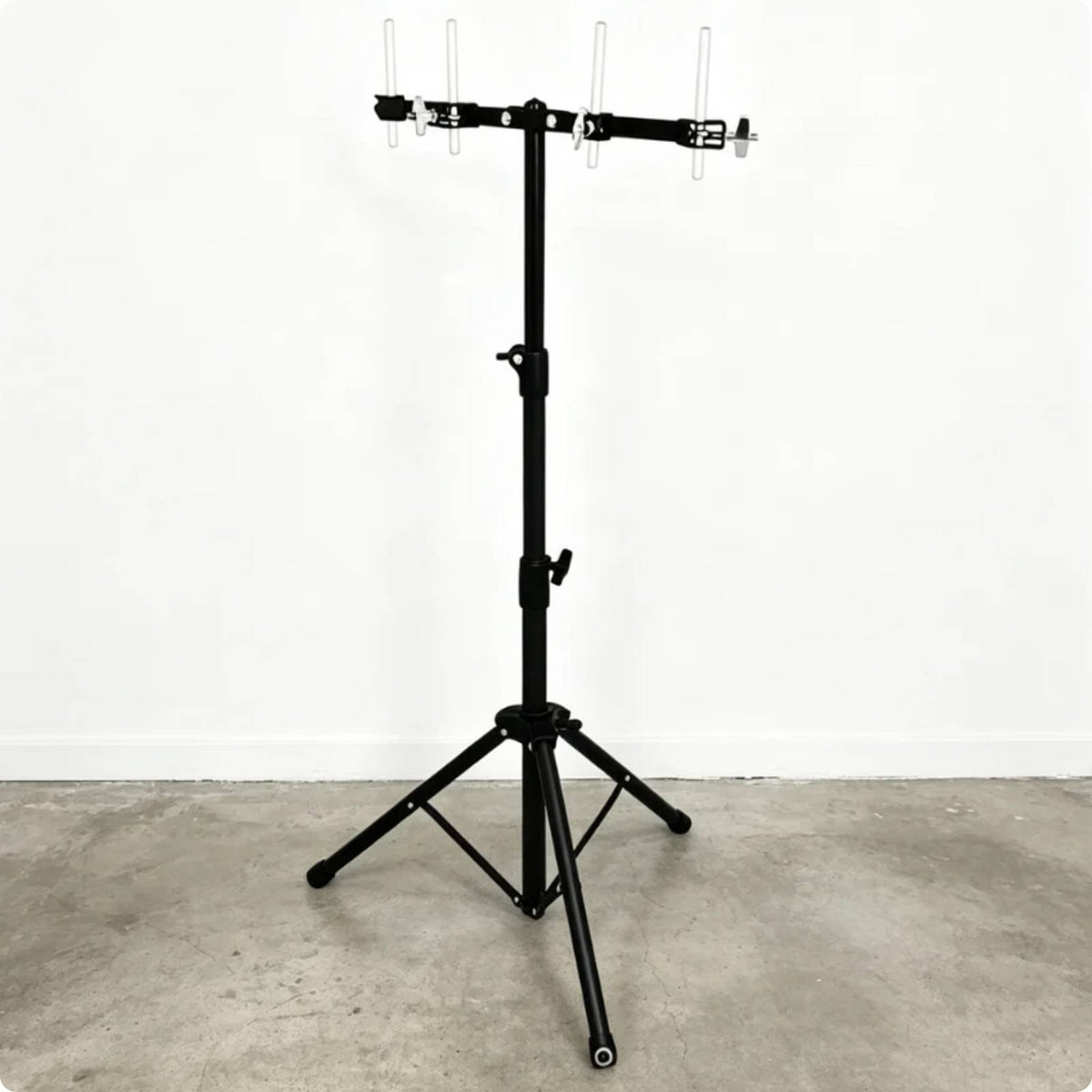 Adjustable Cowbell Stand Strong Steel Music Gear Space-Saving for Stage