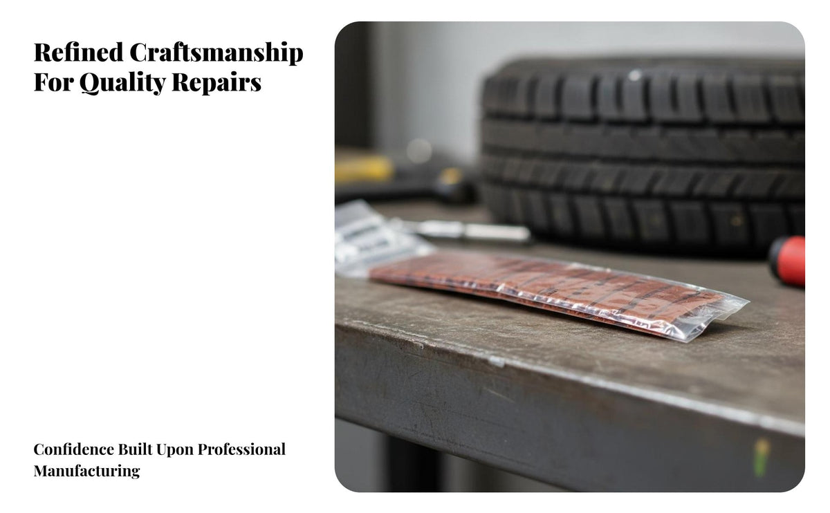 50 Strips Punctures Puncture Seal String Emergency Fix Tubeless Tire Repair Set Heavy Duty Vehicle Maintenance Supply Easy to Use for Auto Mechanics, DIY Enthusiasts, Not on-the-Road Riders, Garage, Workshop, Farm