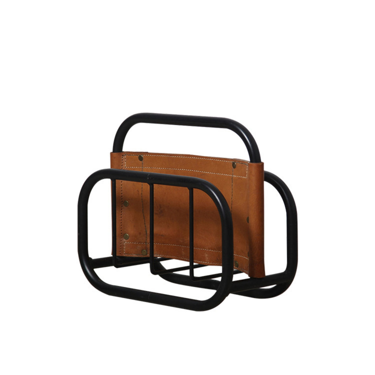 Magazine Rack Present-Time Periodical Rack Floor Sturdy Book Organizer for Living Room