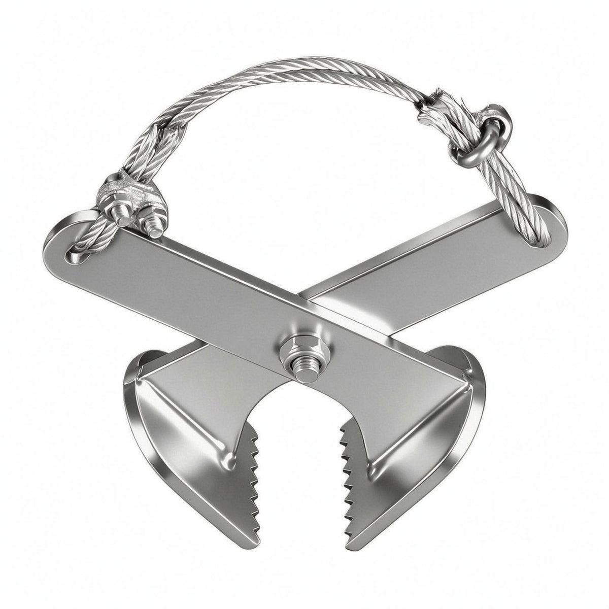 Unwanted Growth Pulling Tool Serrated Clamping Ends Underground Growth Extractor Metal Alloy Clamp-Style Extractor for Orchard