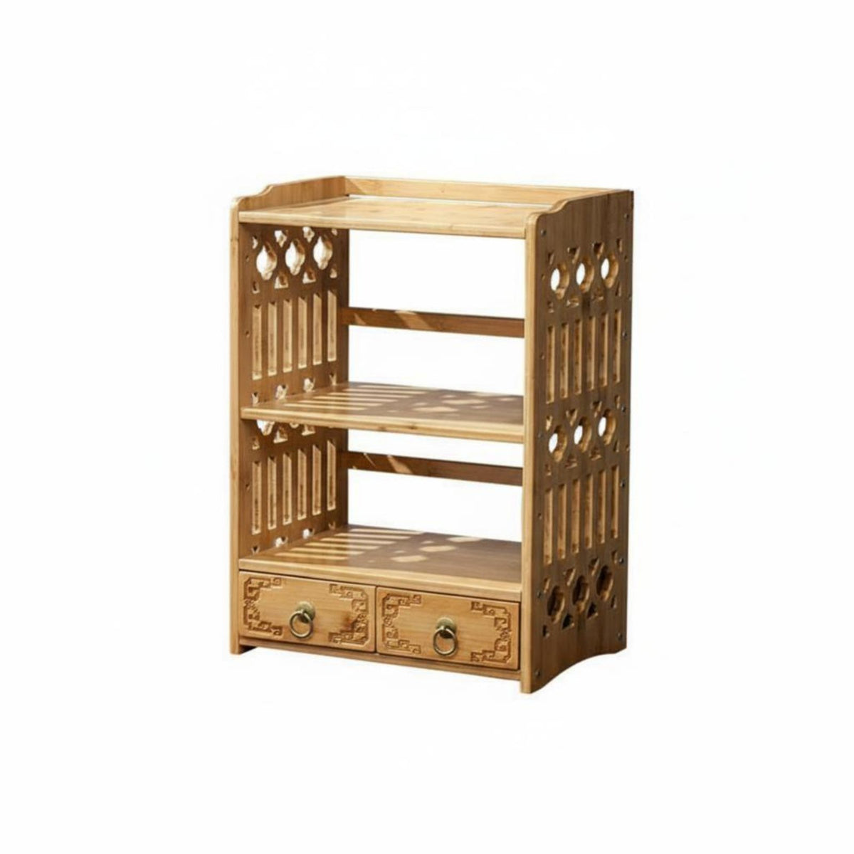 Multi-Tier organizer with Drawer Space-Saving Desktop Organizer Multifunctional