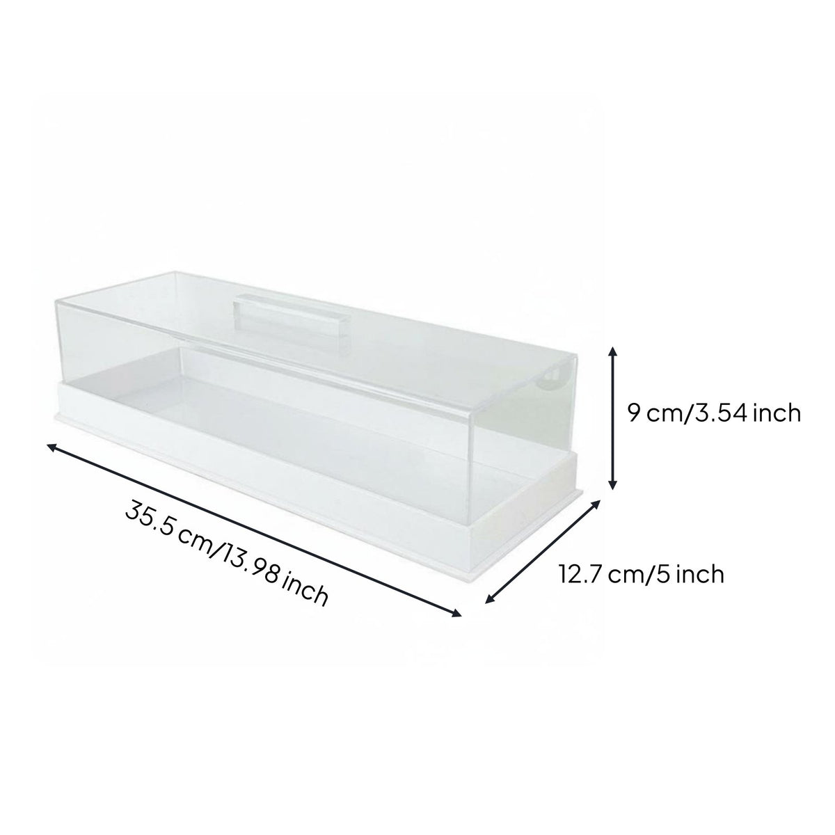 Cake Tray Lid Set Transparent Acrylic Cake Cover Dustproof for Bakers