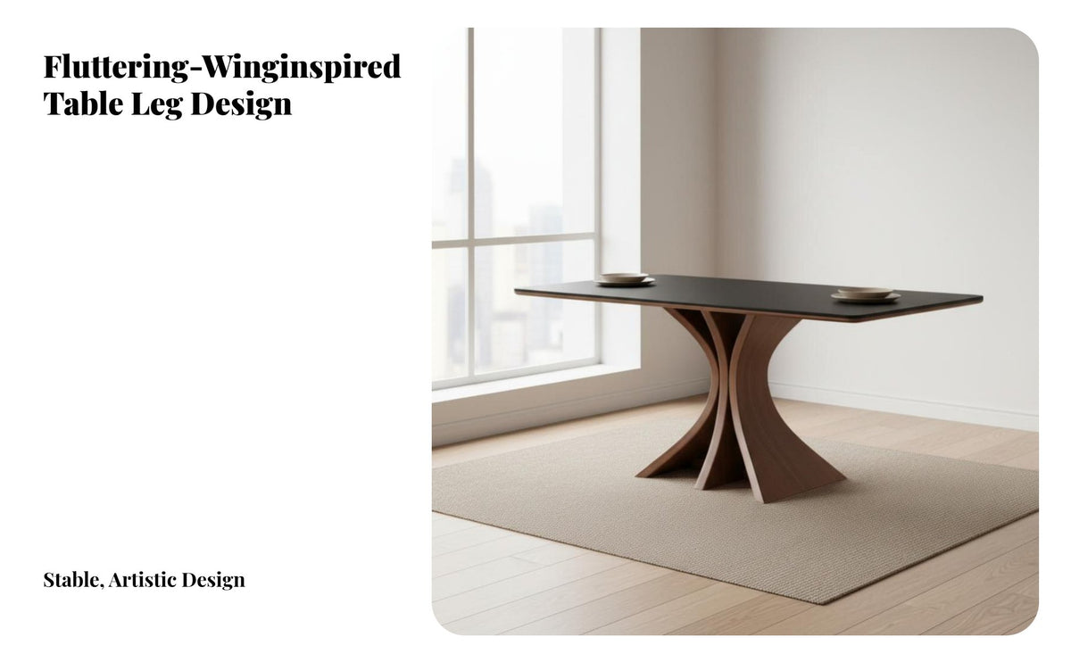 Western design Turned Leg Table Vintage Design Household Furniture Rectangular Shape Luxurious Feel for Small Apartment Residents, Families, Homeowners, Dining Room, Kitchen, Home Gatherings, Dinner Parties