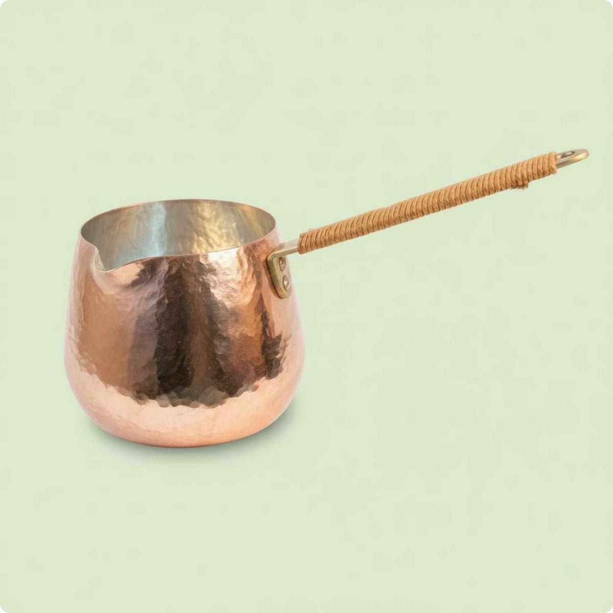 Turkish Coffee Pot Tin Lined Cezve Pot Heat Conductive