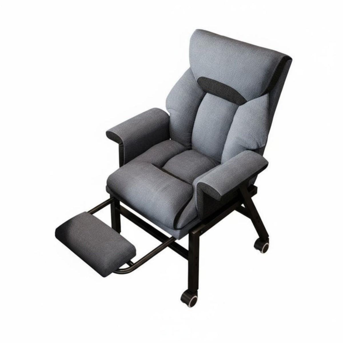 Reclining Computer Chair with Footrest Lay-Flat Recline premium Seating Ergonomic Design Adjustable Headrest for Study Room