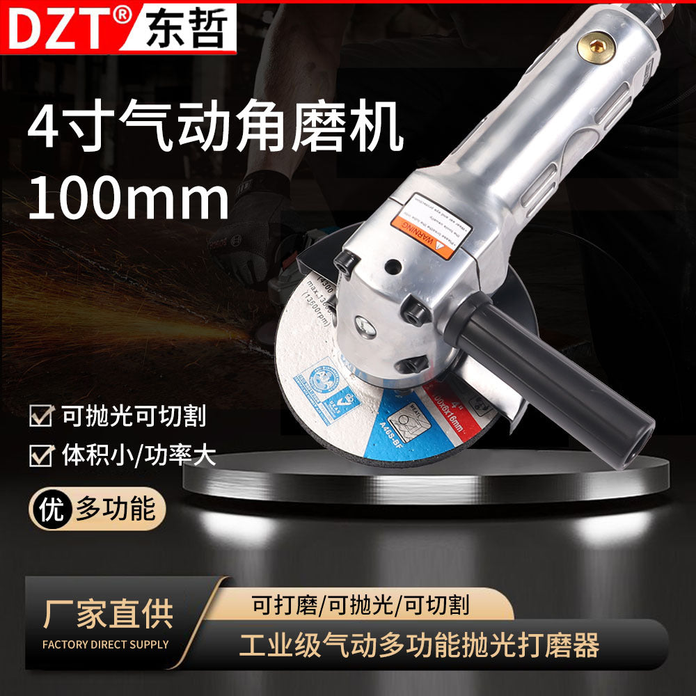 4-inch Pneumatic Angle Grinder 100mm Industrial Polishing Cutting Tool