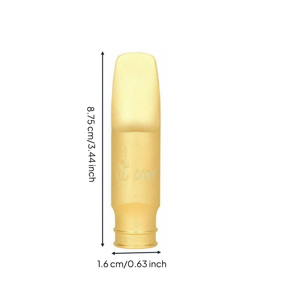 Brass Alto Saxophone Mouthpiece Rich Expressive Tone Alto Sax Mouthpiece