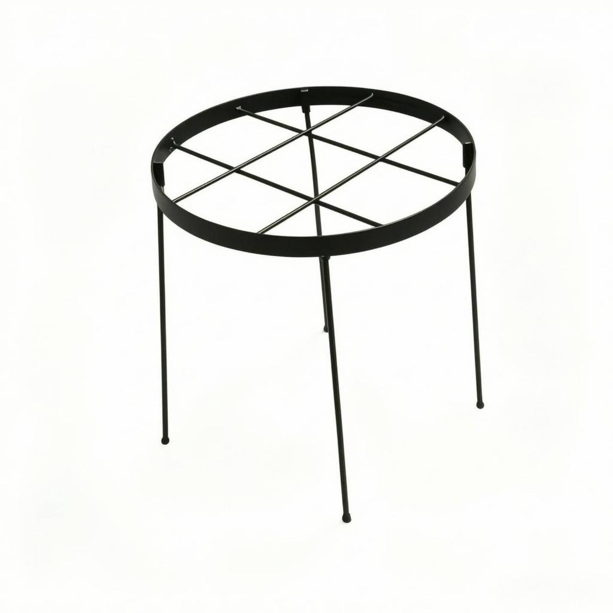 Peony Support Circle Crossed Rods Grow Through Circle Four-Legged Metal Plant Support
