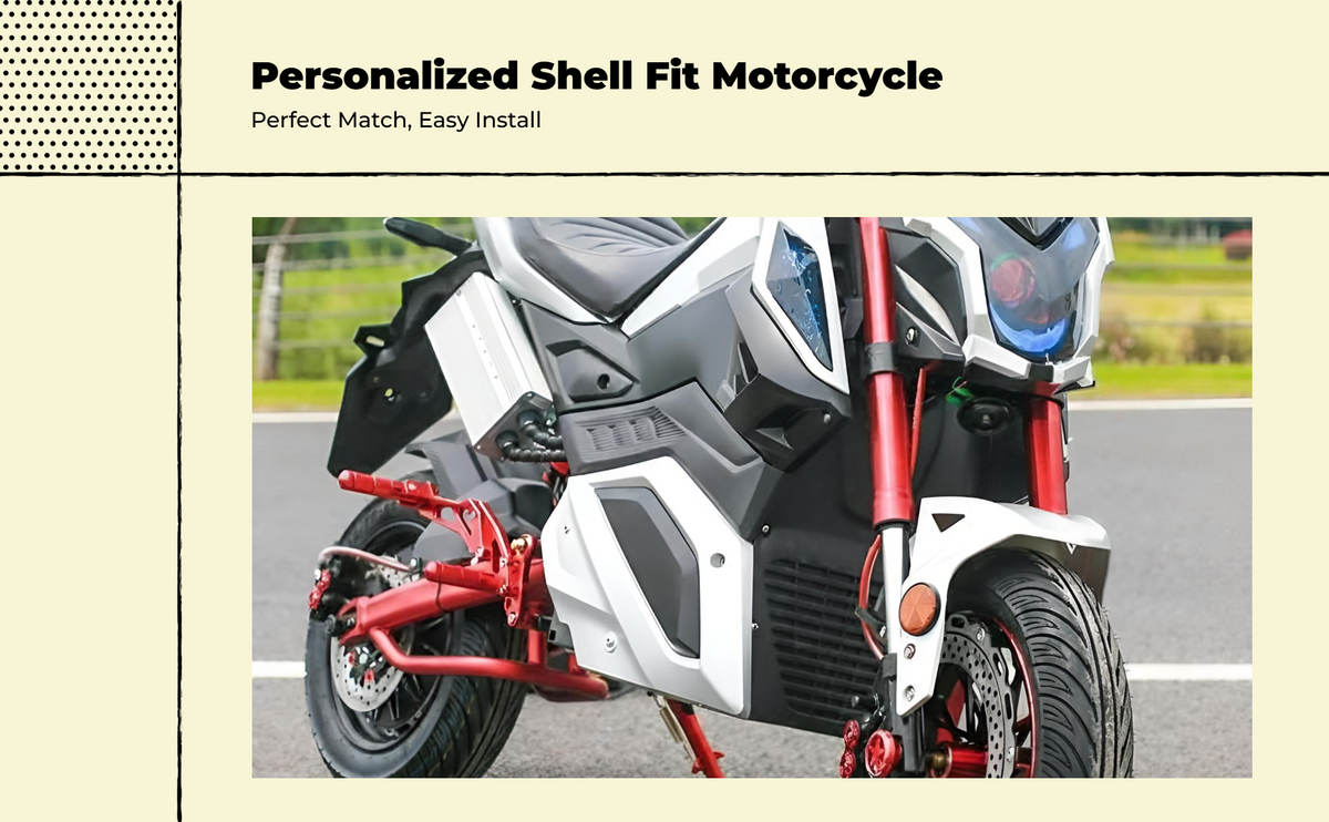 X6 Motorcycle Headlight Housing PP