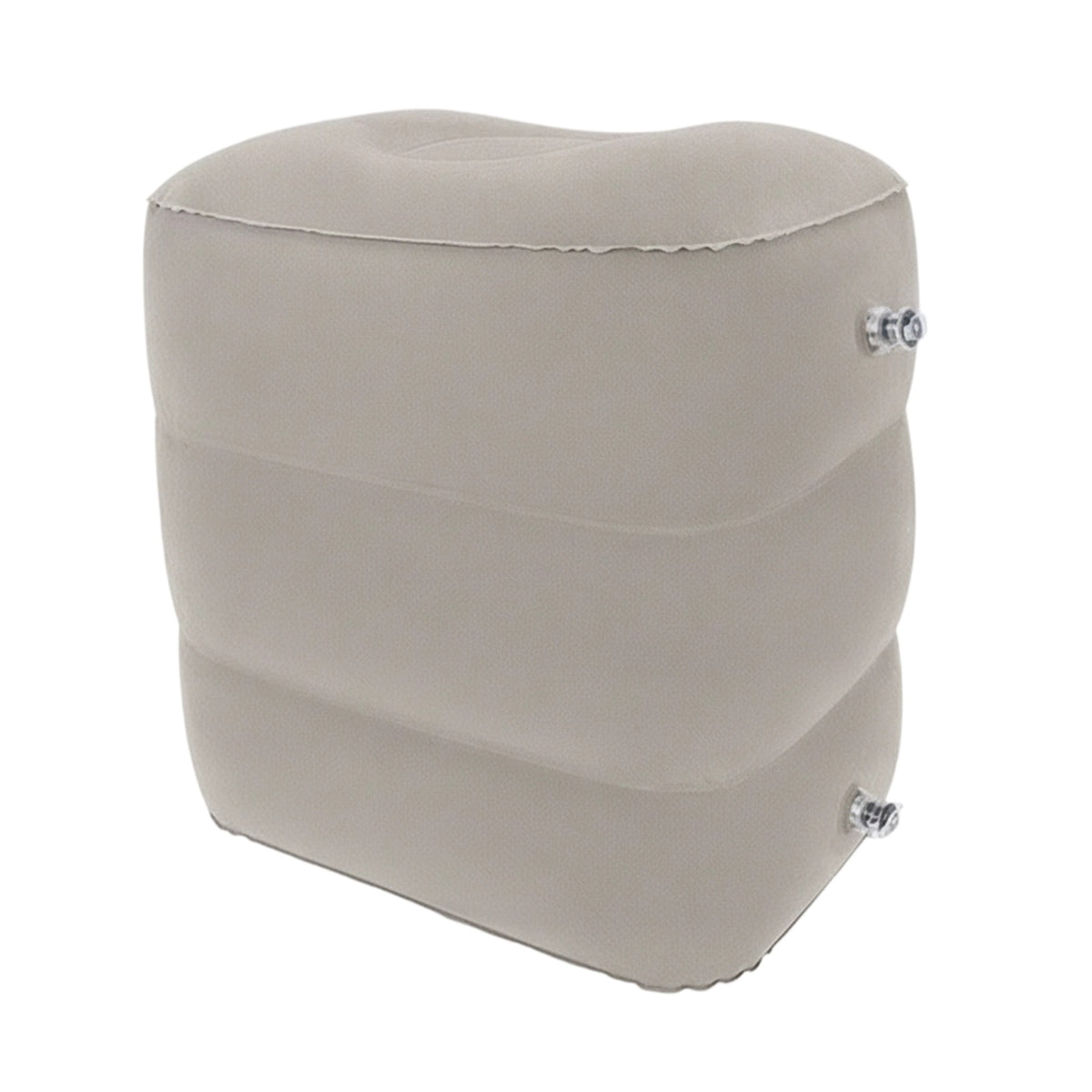Three-Tier Footrest Inflatable Footrest Rounded Rectangular Two Air Valves Household Relaxation Item