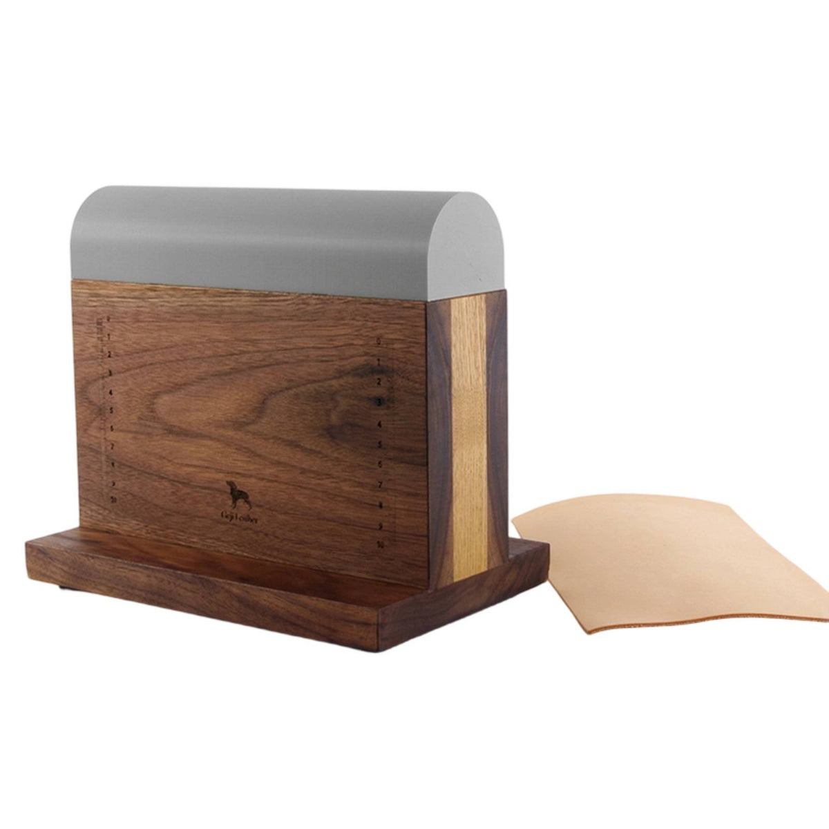 Bag Flap Molding Block Professional Grade Leather Bending Form With Scale Markings Curved Leather Press Block for Leathercrafters, Workshop