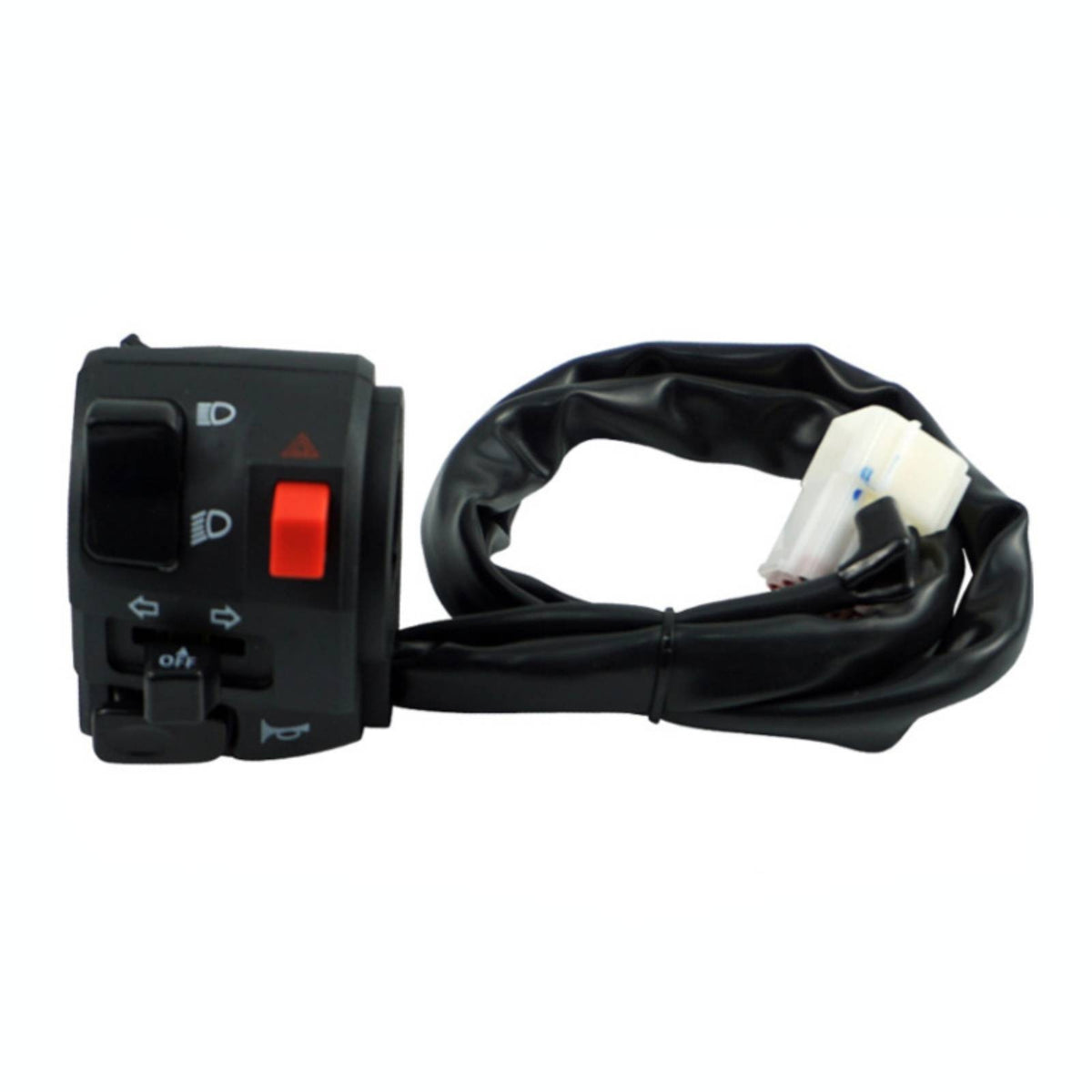 Multi-Function Left Handlebar Switch Wired Motorcycle Switch Assembly Multifunctional for Diy Mechanics