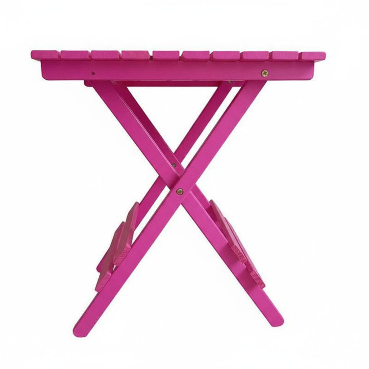 Wooden Folding Table Solid Wood Folding Side Table Foldable Design for Dorm Room