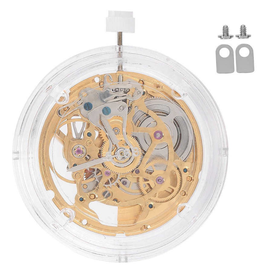 Watch Movement 2824 Gold Hollow Mechanical Movement