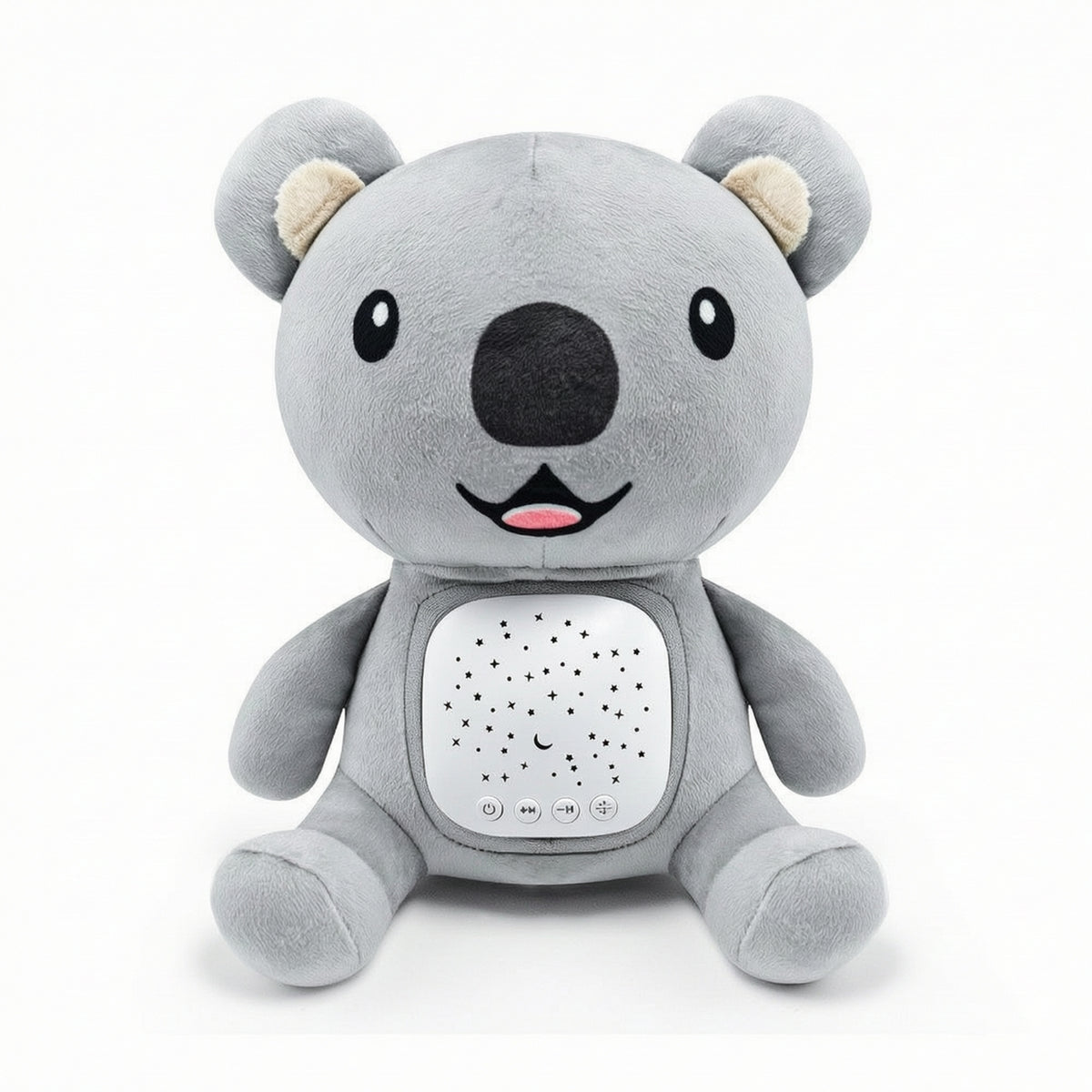 Stuffed Koala Soothing Baby Sound Machine with Light Display Koala Stuffed Toy Cuddly Sleep Aid Portable for Babies, Nursery