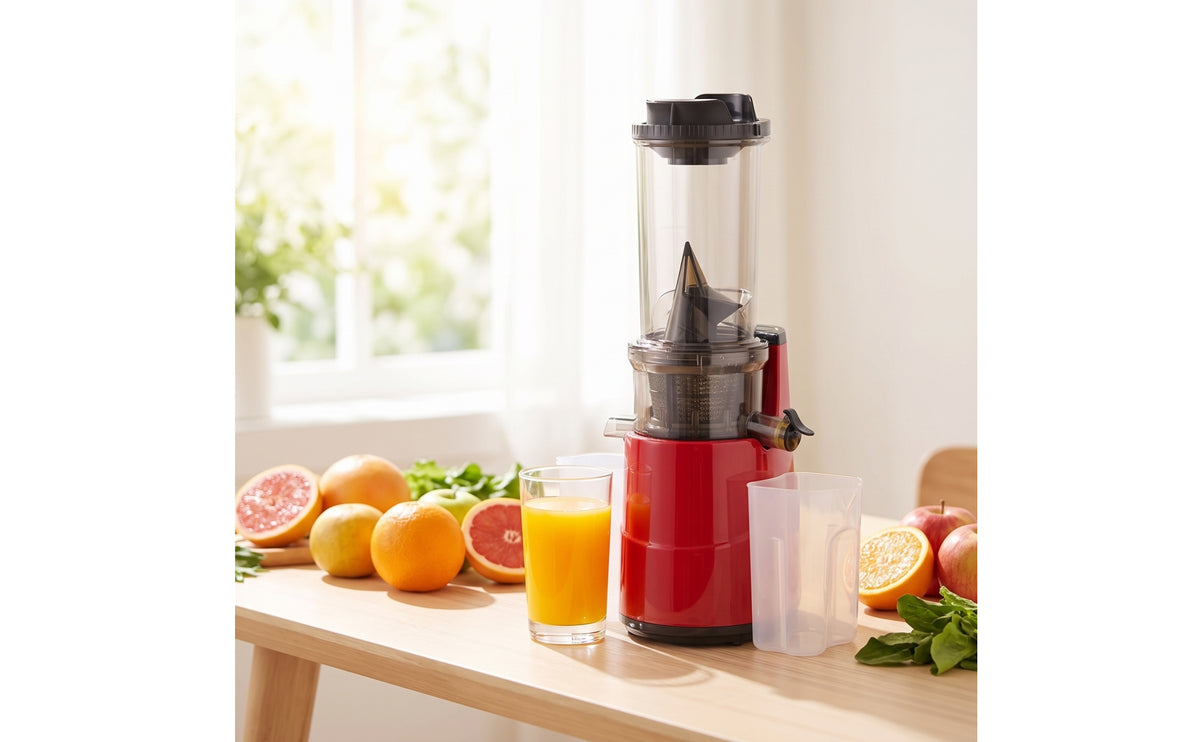 Masticating Juicer Electric Cold Press Juicer Simple Assembly for Kitchen, Home
