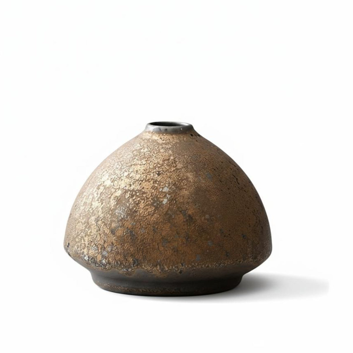 Ceramic Mini Vase, Rustic Desktop Flower Holder, Modern Decor
