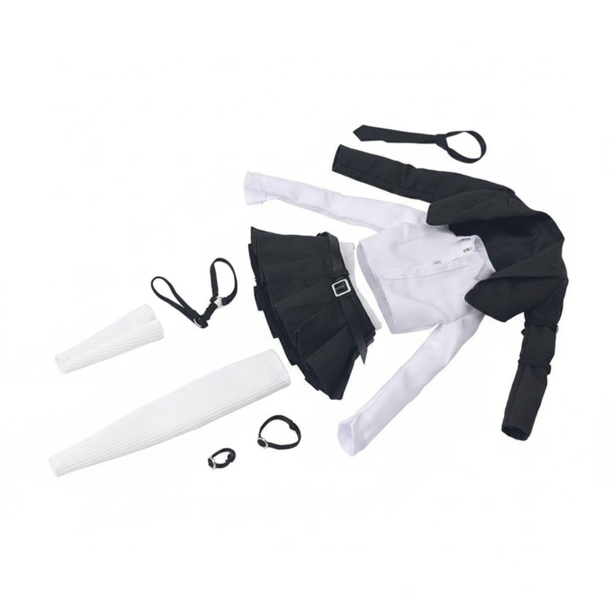 1/6 Suit Skirt Set Detailed Tailoring Doll Suit Outfit Cloth Material