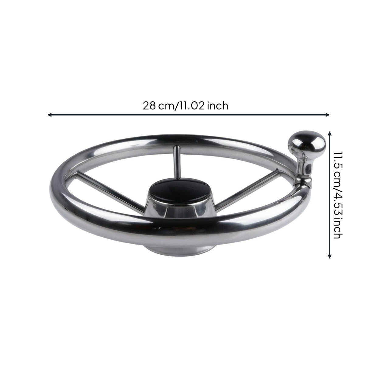 Knob Sturdy Marine Steering Wheel Ergonomic for Cockpit