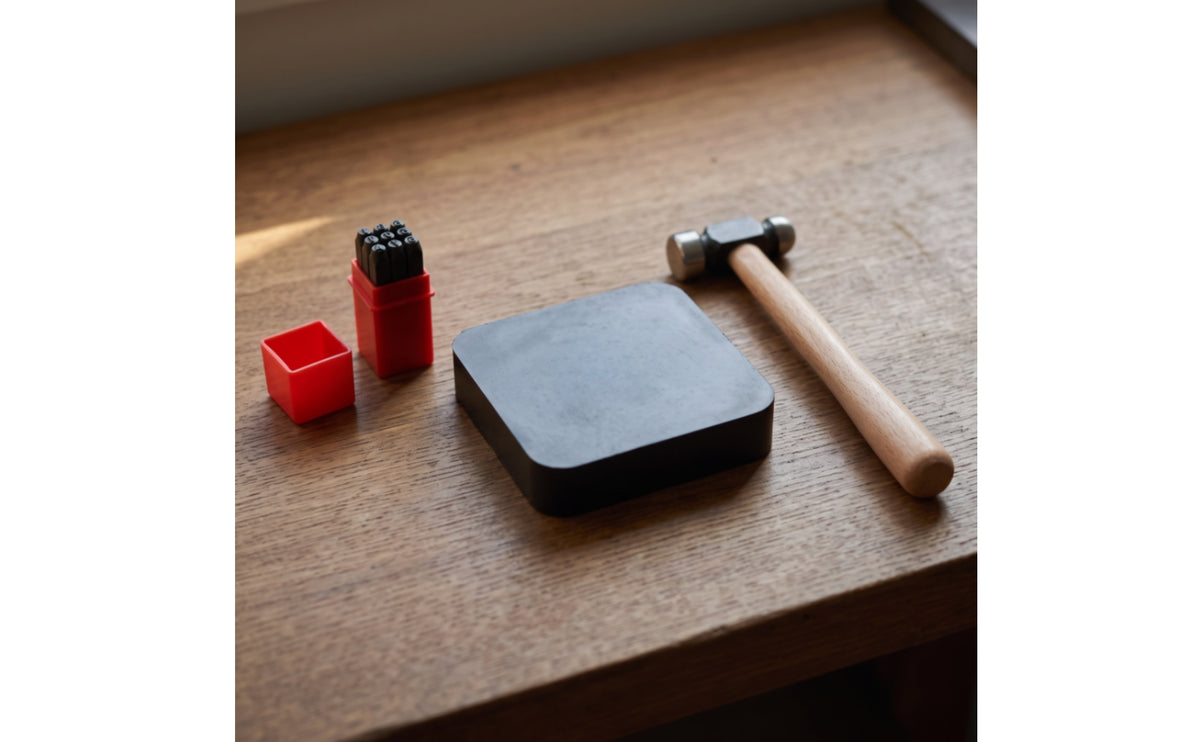 Rubber Bench Block Stable Bench Block Stamping Pad for Jewelers, Jewelry Making, Embossing