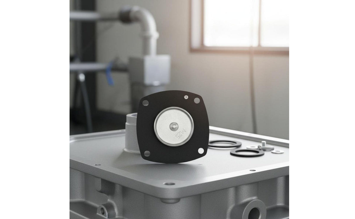 High Quality NBR Seal Solenoid Pulse Valve Repair Kit Easy to Replace Electromagnetic Pulse Valve Diaphragm Wear Resistant Diaphragm Repair Kit for Maintenance Workers, Technicians
