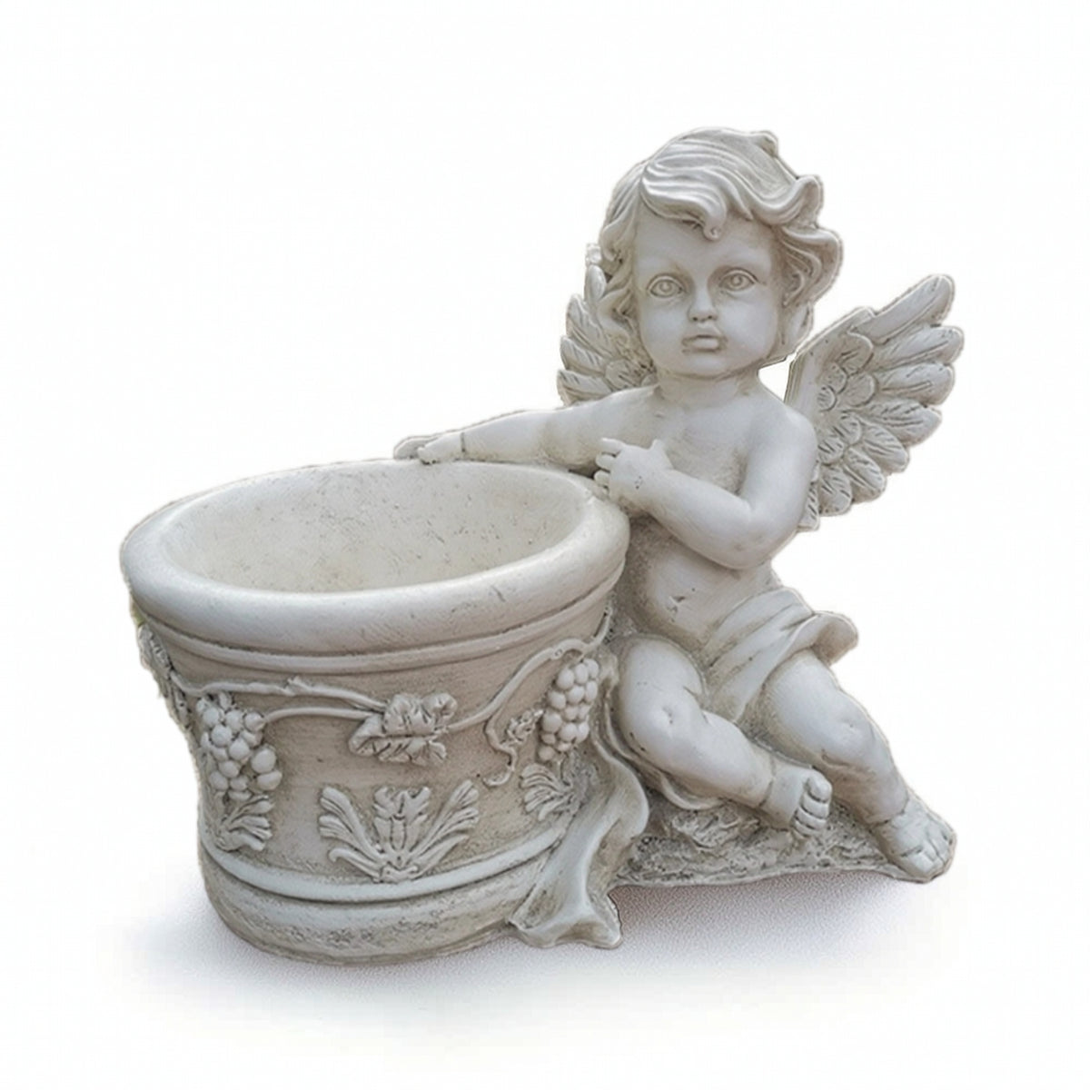 Angel Planter Decorative Angel Flower Pot Cottage-Style for Garden, Tabletop