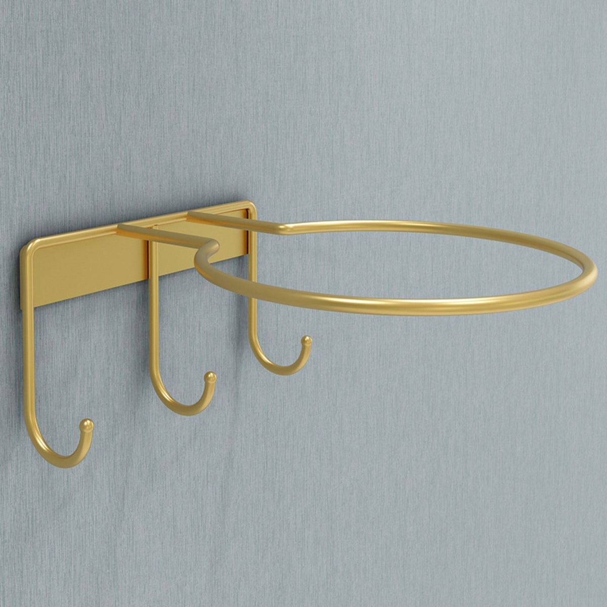 Wall-Mounted Sports Ball Rack, No-Drill, Multi-Peg Organizer