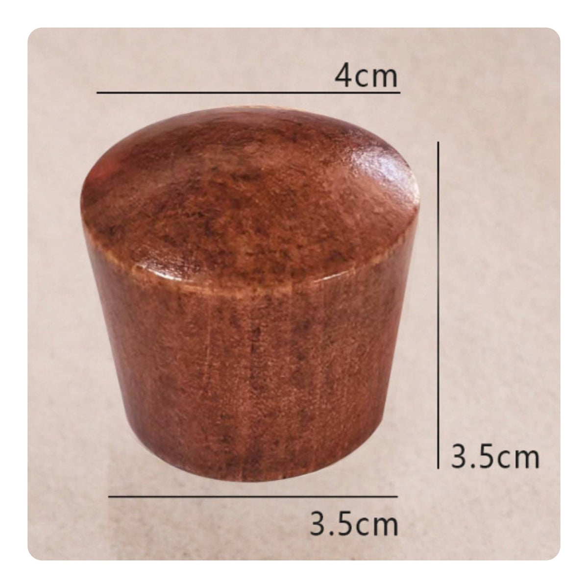Wooden Pot Lid Handle Solid Wood Kitchen Hardware Easy to Install